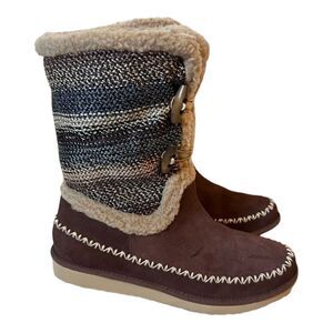 The Sak Sasha Earth Stripe Fleece Lined Boots